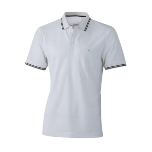 POLO CONTRASTE COL ET MANCHE HOMME PPA489 FEMME PPA490